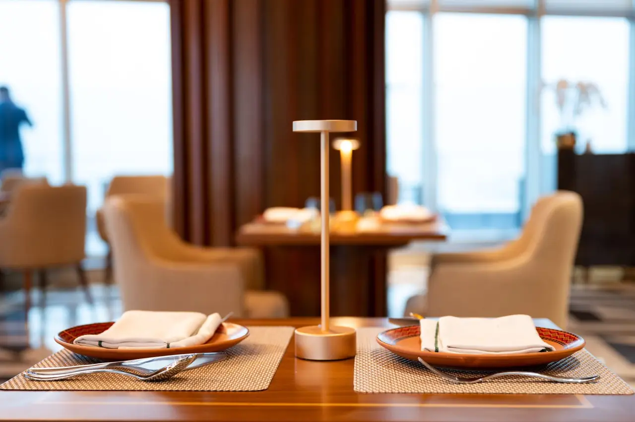 Gedeckter Tisch im Signature Restaurant